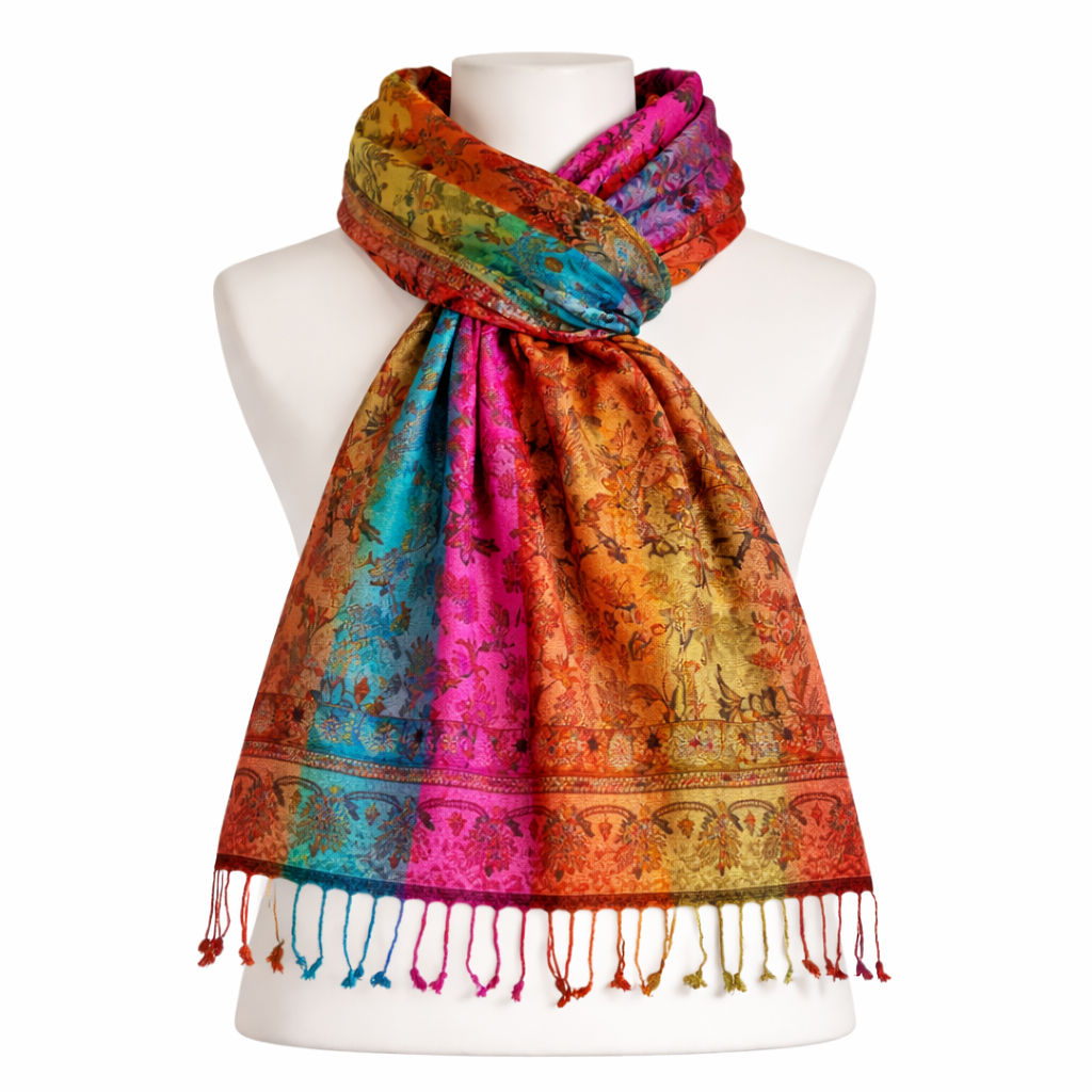 Multiwarp Viscose Ethnic Foulard